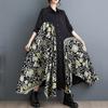 Long Sleeve Plus Size Vintage Floral New In Dresses for Women Casual Loose Spring Autumn Shirt Dress