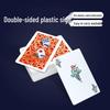 Waterproof Thick Mahjong Poker Cards with Non-slip Texture, Includes Dice