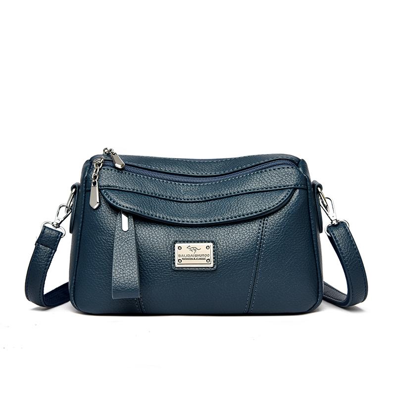 High Quality Soft Leather Women's Handbags Luxury Designer Female Boston Bag Luxury Large Capacity Shoulder Bags Sac A Main