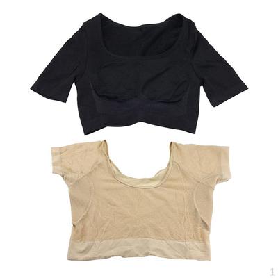 2 Pezzi Cuscinetti Asorbi Sudore Ascellari Morbidi Protezioni per Camicia Corta per Donna