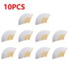 1-50pcs DIY Paper Bamboo Folding Fan Adults Children's Calligraphy Painting Practice Blank White Purple Folding Fan Wedding Gift