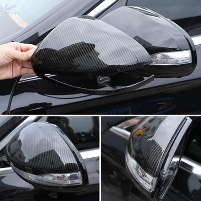 Car Accessories ABS Carbon Texture Side Rearview Mirror Cover Trim For Mercedes Benz C E G S GLC Class W205 W213 W222 X205