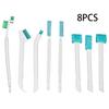8Pcs Cup Small Crevice Cleaning Brushes for Toilet Corner Tiny Window Door Track Groove Gap Cleaning Scrub Brush Set Strong