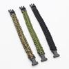 23cm Seven Core Paracord Escape Outdoor Emergency Plaited Rope EDC Camping Survival Saving Bracelet Tools Umbrella Rope Bracelet