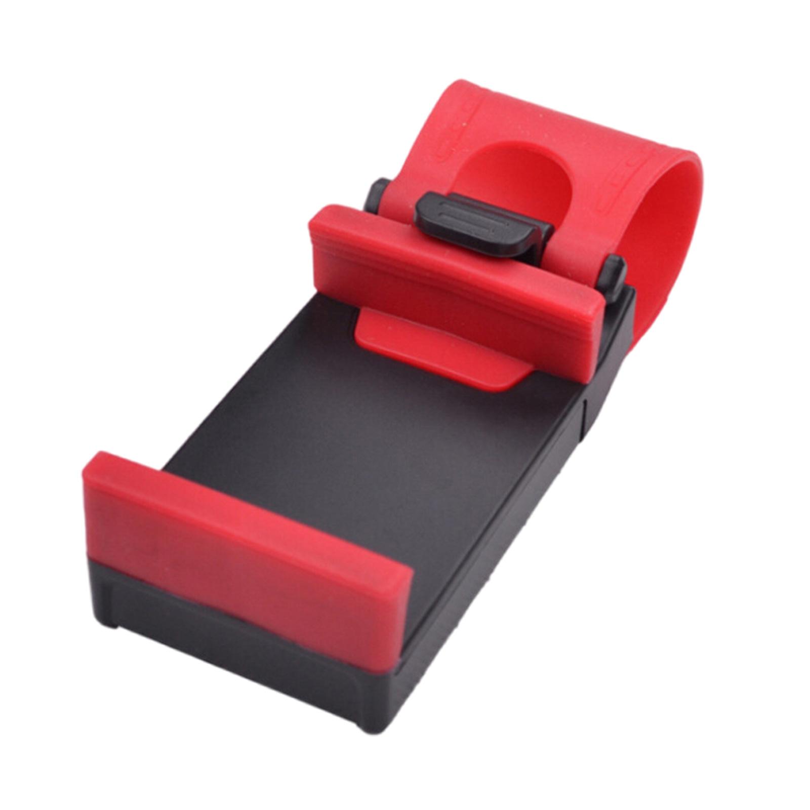 

Вращающееся на 360 градусов крепление на руль автомобиля, зажим для телефона на рулевом колесе для телефонов разного размера для безопасного использования громкой связи