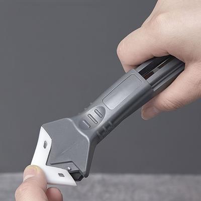 [Caulk Remover | Tool Kit] 5in 1 Caulk Remover Tools Kit, 1pc | Grout Removal Tool, Sealant Finishing Tool, Glue Angle Scraper Tool | for Window