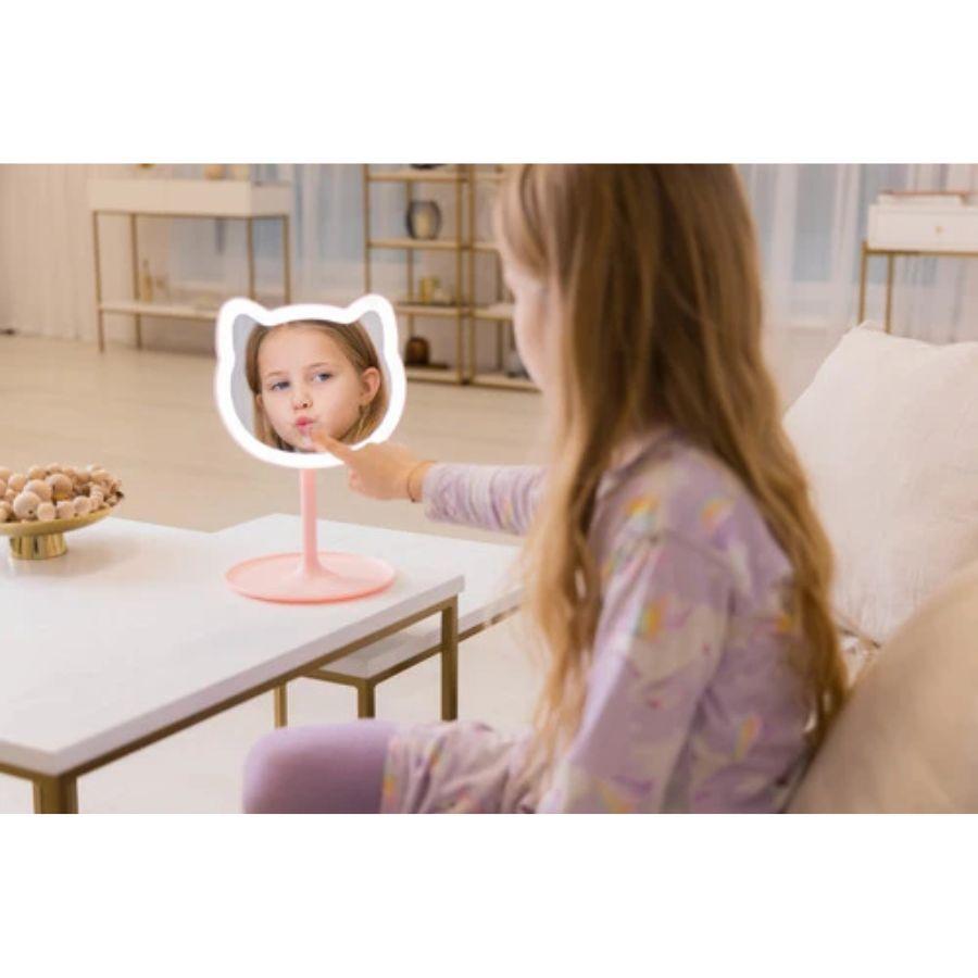 INNOGIO GIO-758CAT GIOperfect Pink Cat Cosmetic Mirror