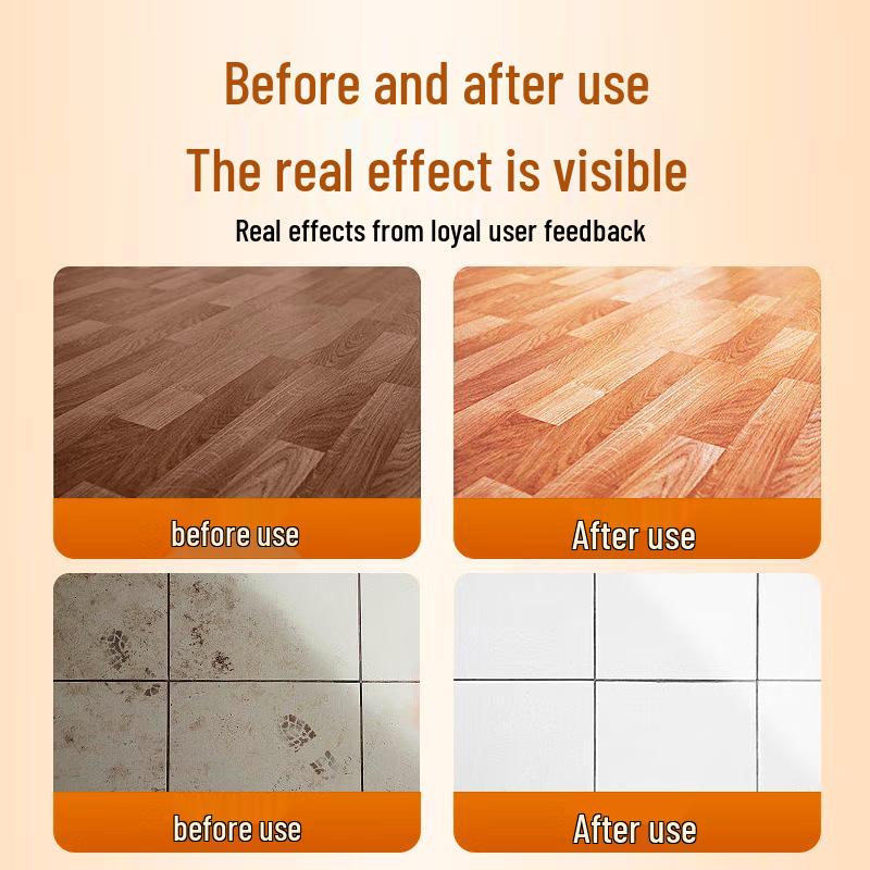 500g Powerful Ceramic Tile & Wood Floor Cleaner, Stain Remover for Kitchen & Bathroom