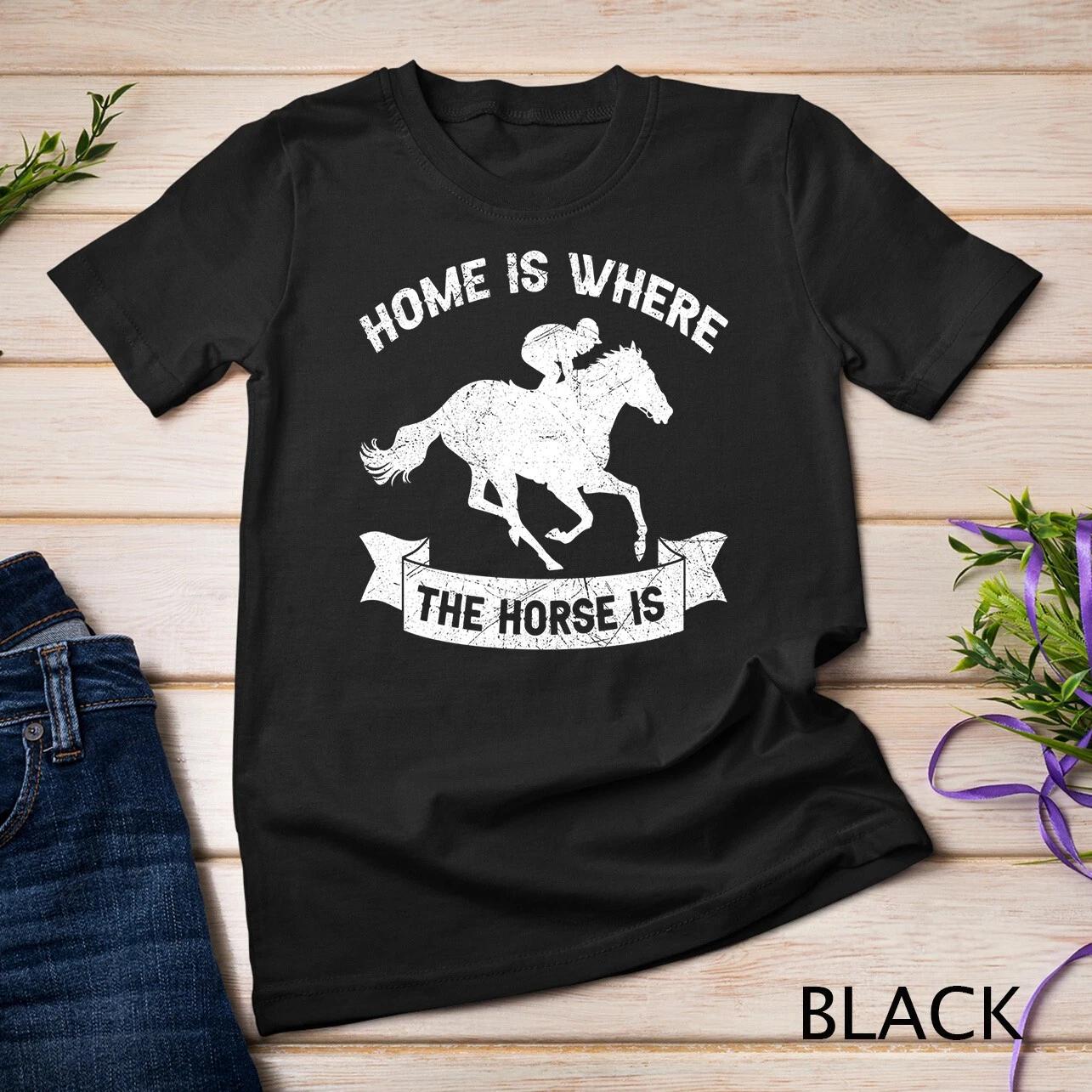Horse Racing Race Derby Horseback Unisex T-shirt 2XL