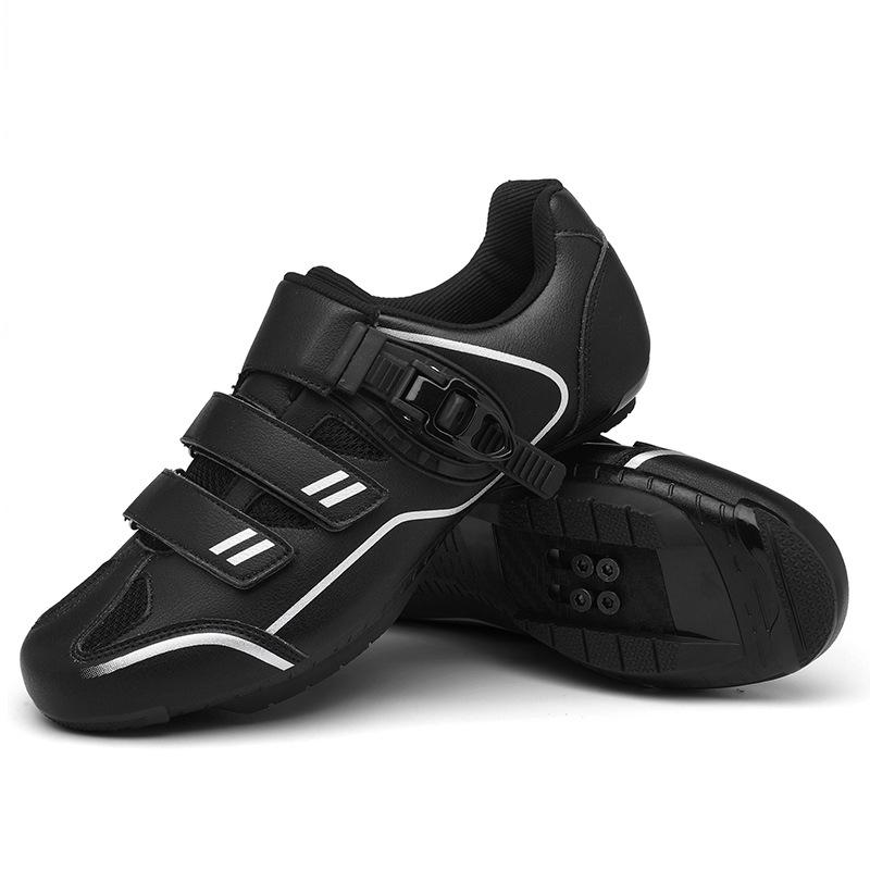 New Cycling Shoes with Locks, Buckle Lock Shoes, Men's and Women's Road Cycling Power Shoes, Hard Soles, Mountain Cycling Rubber Soles