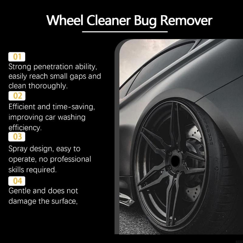 2025 Neues Aufhellmittel für Autoreifen Kunststoff Gummi Rad Glanzauffrischer Sprühflasche Autoreifen Politur