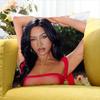 Lara K-KATSEYE   Various Sizes Square Pillow Case For Car Home Bedchamber Decor