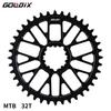 Coroa GOLDIX Ultraleve Direct-Mount - Coroa de Dente Estreito-Largo Single-Speed, Compatível com Pedivela de Bicicleta MTB e ROAD