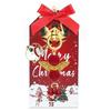 24 Christmas Angel Keychain Party Favors Set Red Organza Bag Gift Box Xmas Decorations Supplies Gift Tree Pendant Decoration