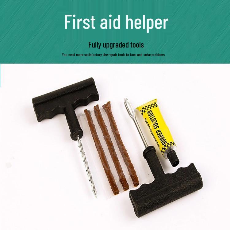 6-teiliges Schnell-Reifenreparaturwerkzeug-Set für Autos, Motorräder und Elektrofahrräder