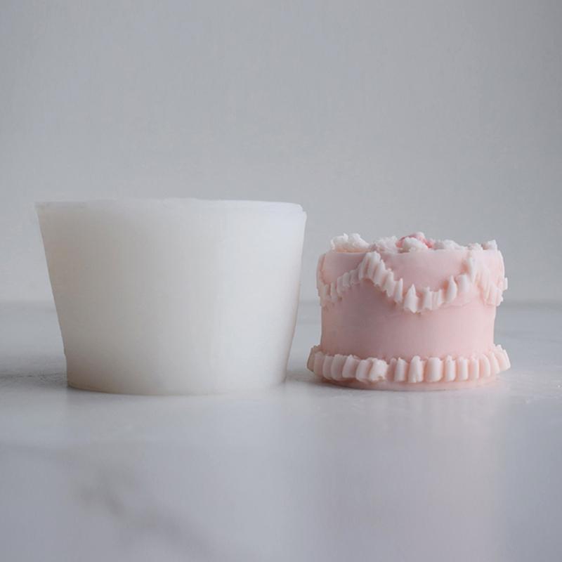 Heart-shaped Cake Molds Double-layer Cake Resin Silicone Moulds DIY-Decor