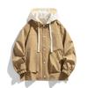 Spring New Men's Jacket Trendy Handsome Versatile and Handsome Fake Two-piece Jacket Loose and Casual