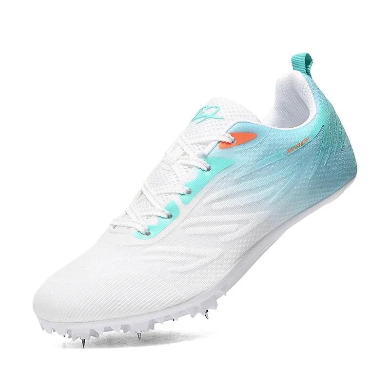 Mens Youth Track Field Shoes Spike Running Athletic Shoes Kid'S Cross-Border Training Shoes Marathon Running Athletic Footwear New