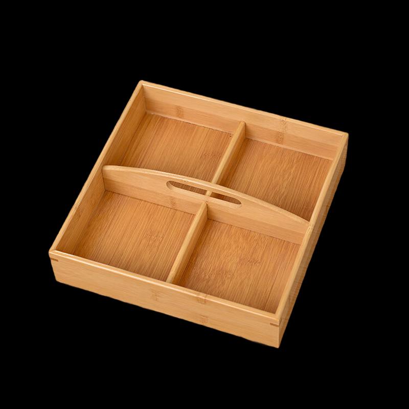 Wooden Wedding Blessing Basket with Fruit Tray