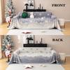 Christmas Sofa Cover Christmas Yarn-Dyed Snowflake Towel Four Seasons Universal Full Cover Anti-Slip Sofa Cover Festive Blankets