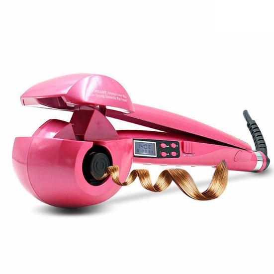 LCD Display Ceramic Heating Automatic Hair Curler Electric Hairstyling Tool