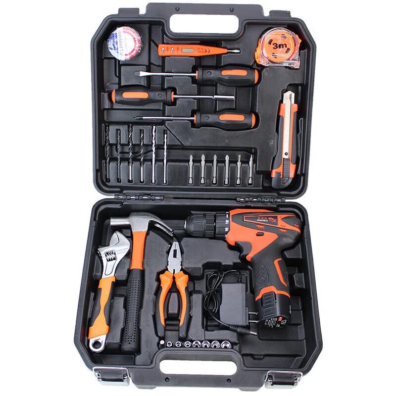 Aokedu Cordless Drill & Hardware Tool Set