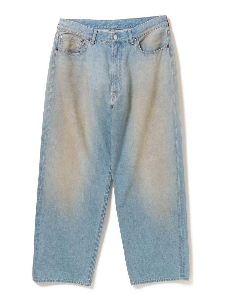 Beams Wijde Pasvorm Jeans Maat 11210299791 Herenbroek, MID_BLUE, L,