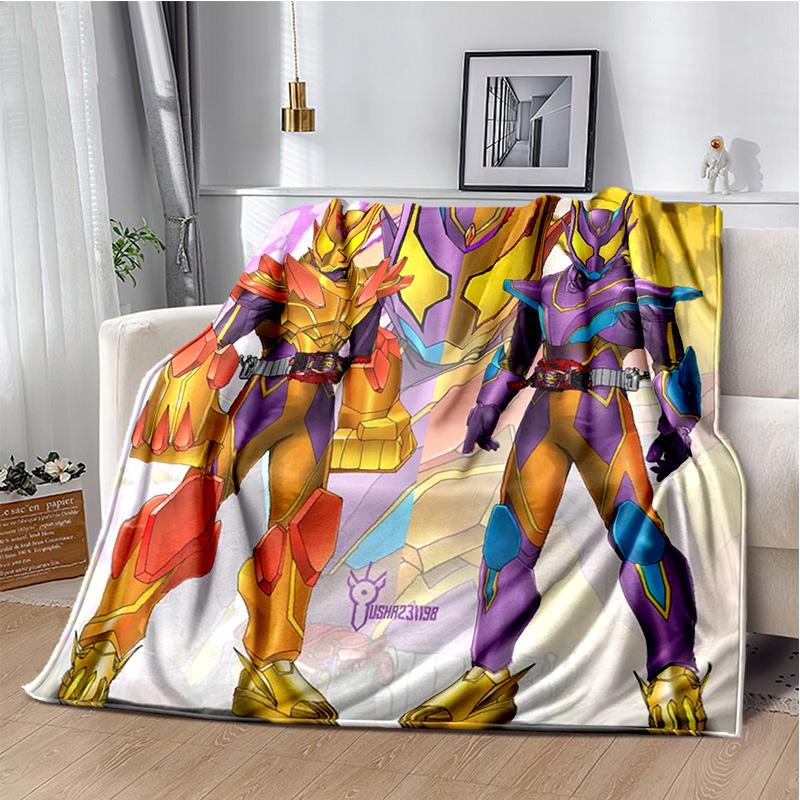 Sugar Man K-Kamen Rider GAVV Blanket Elastic Soft Candy Knight Full Storage Soft Warm Bedding Children's Gift throw blanket
