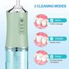 Portable USB Rechargeable Water Flosser 220Ml Oral Irrigator with 4 Tips for Teeth Cleaning
