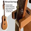 Wood Guitar Holder Wall Mount Stand Rack for Electric, Classic, Acoustic and Bass Musical Instruments Hardwood Gift