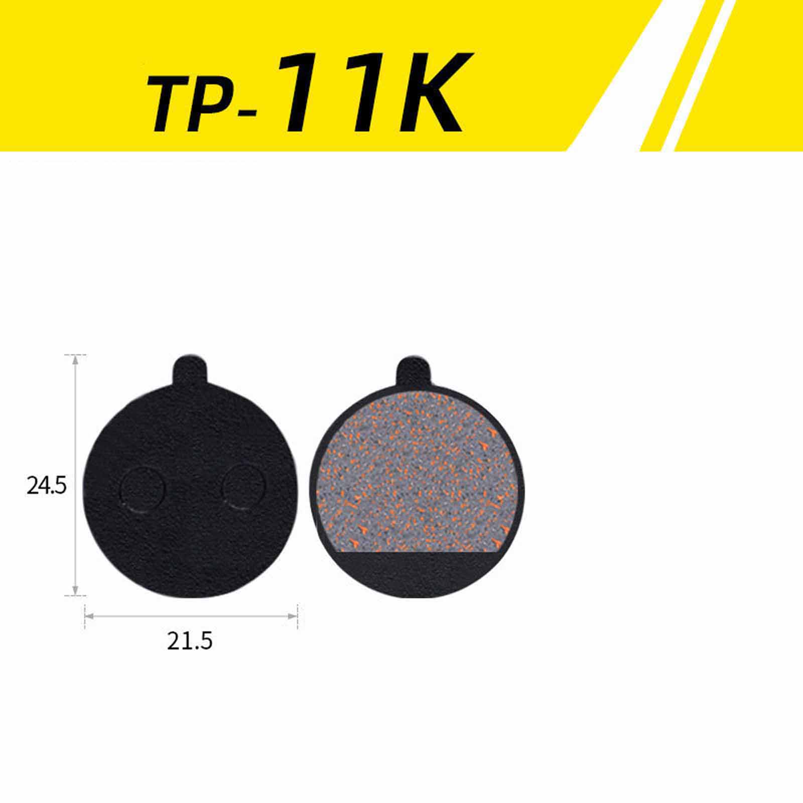 

Semi- Disc Brake Pads for Mountain Bikes, High-Performance Oil Disc Brake , Wear-Resistant Replacement Pads One Size