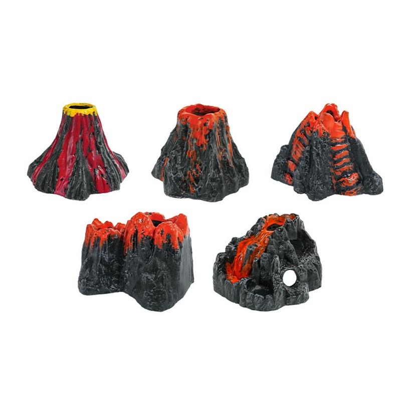 1 Stück Aquarium Landschaftsbau Simulation Vulkan Aquarium Zubehör Felsenlandschaft Belüfter Für Pumpe Sprudelstein Sauerstoff