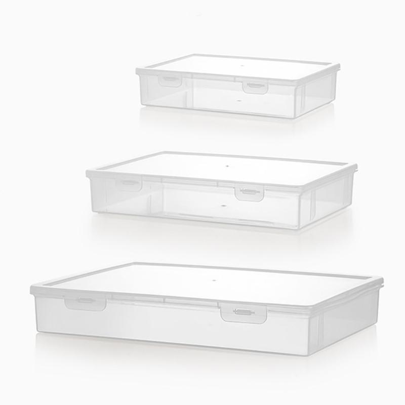 Cutie de depozitare dosare stivuibilă Rezistentă la apă Transparentă Organizator documente Carcasă Container pentru documente Certificate Caiet