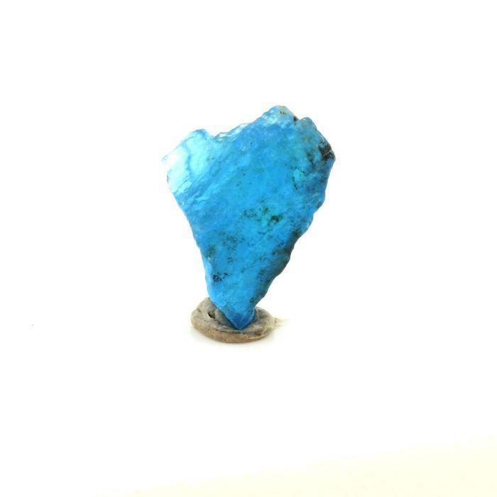 Pierres et Minéraux. Apatite bleu neon. 1.79 ct. Betroka, Anosy, Madagascar.