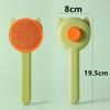 Cat Comb Stainless Steel Cat Brush Massage Cats Hair Comb One-button Pet Hair Remover Pet Grooming Cleaning Tools Pets Supplies