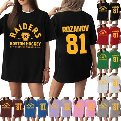 Women's Casual Letter Print Short-sleeved Top T-shirt