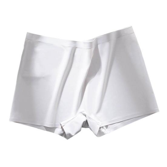 Women Safety Pants High Elasticity Solid Color Ice Silk Seamless Anti-exposure Mid Waist Quick Dry Mini Skirt Inner Shorts Yoga Shorts Underpants