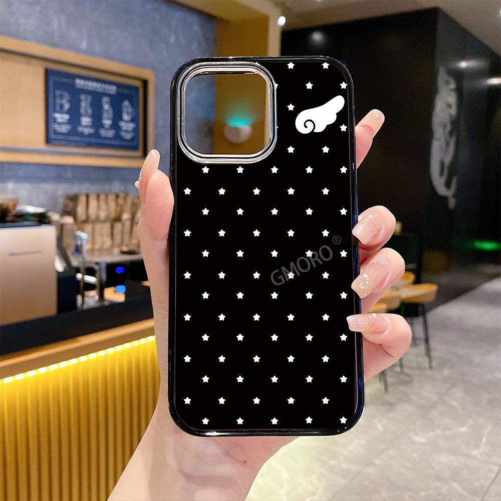 [Magsafe magnetic attraction] Simple polka dot transparent Apple 15/6promax mobile phone case iPhoneAIR protective case