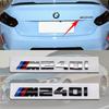 ABS Car Letters M Logo Sticker Rear Trunk Emblem Badge For BMW Mlogo M125i M135i M140i M235i M240i M320i M330i M340i M350i M440i YR53