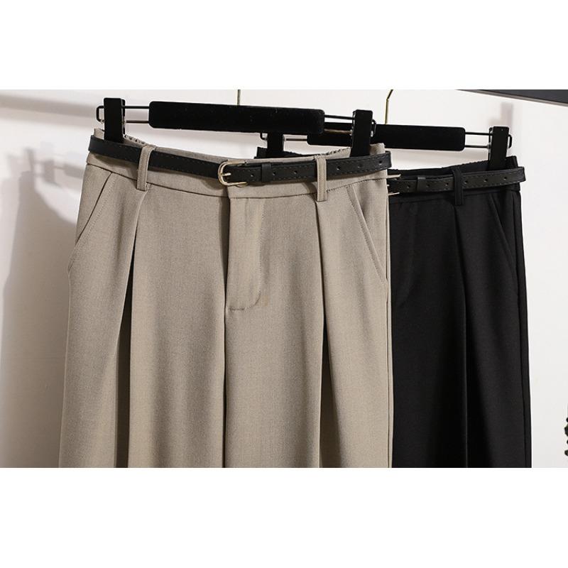 Dimanaf Plus Size Summer Long Pants Women Elastic Waist Casual Loose Vintage Pants New Solid Harem Pants