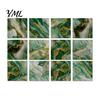 Waterproof Backsplash Decals for Bathroom 12PCS Imitation Marble Pattern Wall Stickers, Self-Adhesive EVA Easy Apply Renovation Sheets Tiles, Scratch