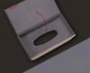 Car Tissue Compatible with All Car Front and Rear PU Light Brown Holder, Models, Seats, Leather,