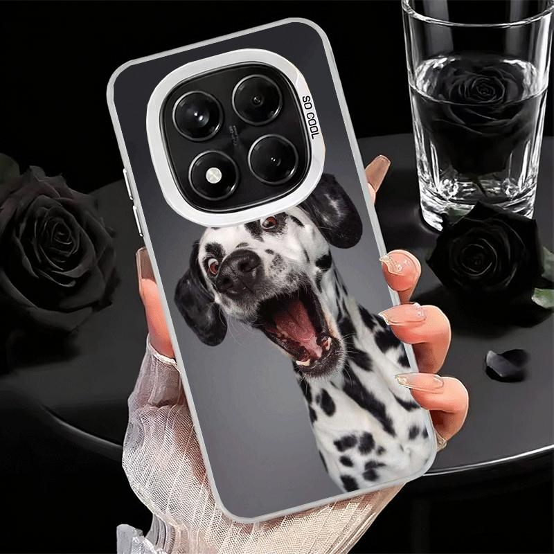 Dalmatian Cute Dog Shockproof Phone Case for Xiaomi Redmi Note 15 14 13 12 Pro Plus 11 11S 11T 5G Cover Anti Fall Fundas