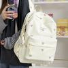Schoolbag Middle School Students Class Schoolbag Women's New Fresh and Sweet Travel Backpack Large Capacity Lightweight Casual Backpack