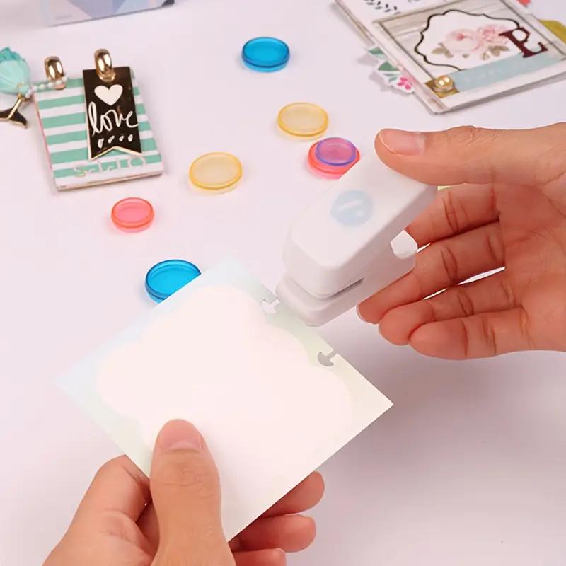 KW-trio Portable Mushroom Hole Puncher Loose-leaf Hole Puncher Disc Ring Binding Cutter T-type Paper Puncher Stationery Supplies