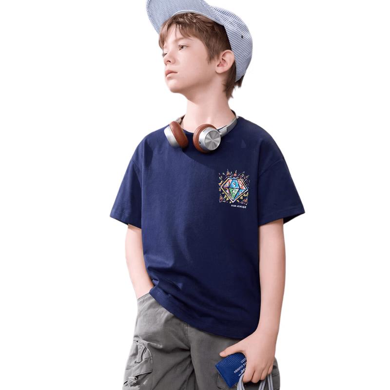 ASK JUNIOR Kids Antibacterial Cooling Sports T-Shirt