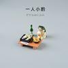 Creative Cat Statue Japanese Handmade Craft Modern Art Model Cute Mini Toy For Kids Kawaii Miniature Dollhouse Accessories Gift
