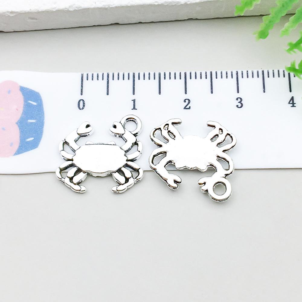 Set di 100 Ciondoli Gatto Farfalla Luna Argento Antico per Braccialetti e Collane Fai da Te