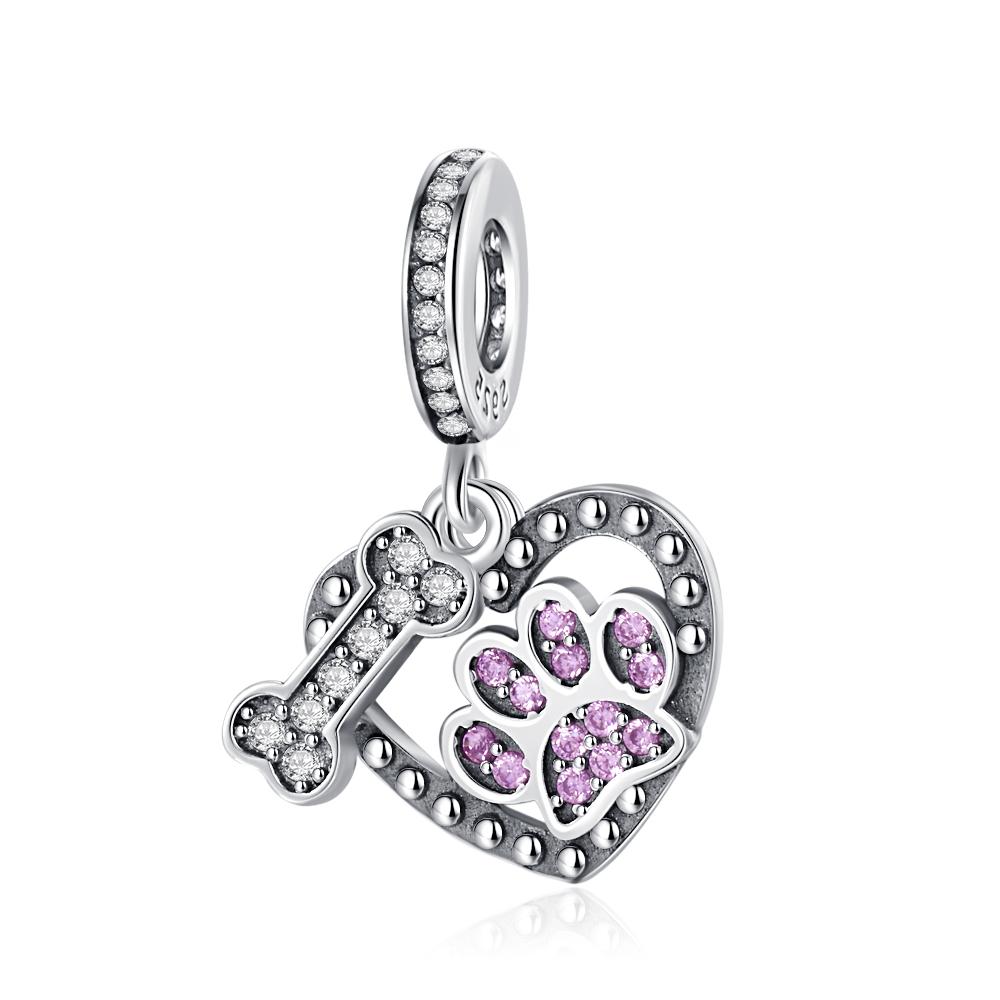 Newcopper Animals Series Monkey Owl Dog Cat Pet Beads Pendant Fit Bracelet Necklace Dangle Diy Fashion Jewelry For Women