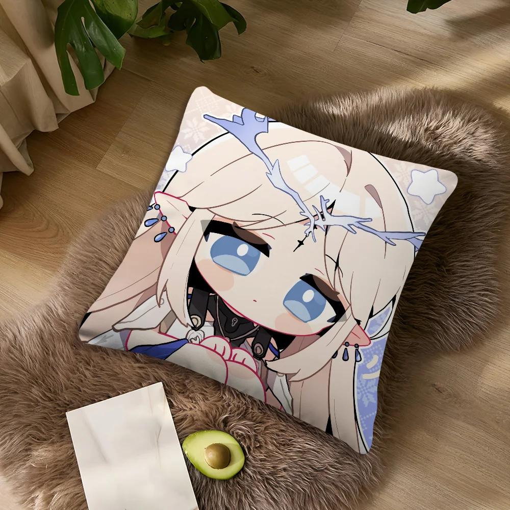 Anime Character Pillowcases Office Car Sofa Bed Cushion Cover Home Bedroom Decoration